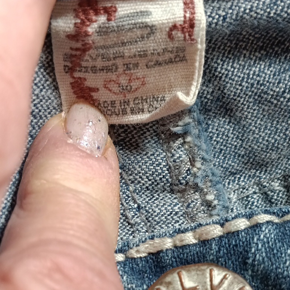 Womens Silver Y2K Jeans Blue Flare & Wide Leg Denim Distressed - Picture 3 of 13